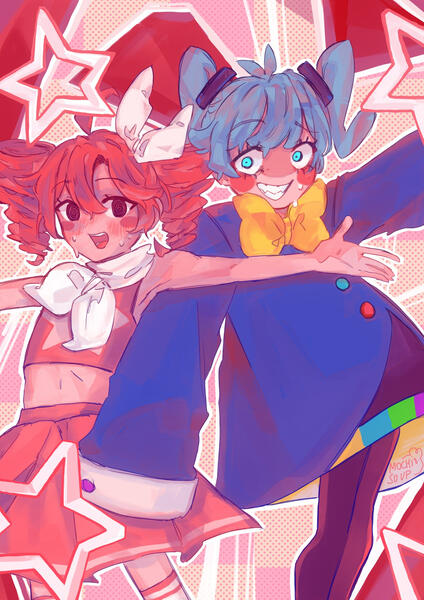 teto & miku (vocaloid)
